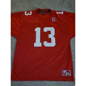 VINTAGE Ohio State University Buckeyes Jersey Mens Large Red Football #13